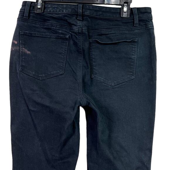 Talbots Flawless High Rise Straight Leg Five Pocket Jeans Black 10 Petite - Picture 5 of 13